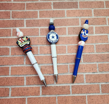 Load image into Gallery viewer, Beaded Ink Pens- Party Favor Pens- Birthday Beaded Pens- Gift Ink Pens
