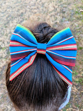 Load image into Gallery viewer, Serape Fiesta Sailor Solid Fabric Bow