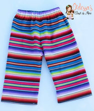 Load image into Gallery viewer, Serape Pants- Lounge Pants- Fiesta Serape Pants- Unisex Pants- Unisex Serape Pants