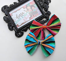 Load image into Gallery viewer, Serape Fiesta Jumbo Fabric Cotton Bow