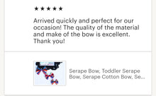 Load image into Gallery viewer, Serape Fiesta Multi Cotton Baby Girl Bows