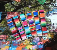 Load image into Gallery viewer, Serape Key Chain Wristlet- Cinco De Mayo Key Fob Wristlet
