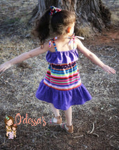 Load image into Gallery viewer, Serape Fiesta Dress- Mexican Fiesta Dress - Cinco De Mayo Dress
