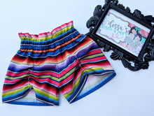 Load image into Gallery viewer, Serape Mexican Fiesta Shorts - Rainbow Party Shorts
