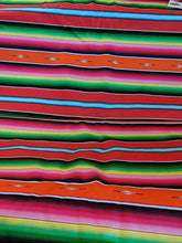 Load image into Gallery viewer, Serape Multi Color Girls Skirt- Serape Party Skirts- Serape Birthday Skirt - Mexican Fiesta Skirt
