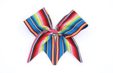 Load image into Gallery viewer, Serape JUMBO Fabric Cotton Cheer Bow
