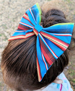 Serape Fiesta Sailor Solid Fabric Bow