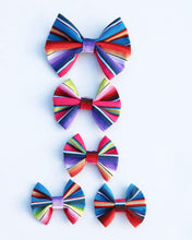 Load image into Gallery viewer, Serape Fiesta Multi Cotton Baby Girl Bows
