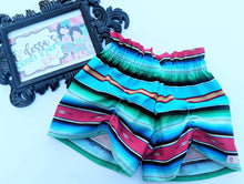 Load image into Gallery viewer, Serape Mexican Fiesta Shorts - Rainbow Party Shorts
