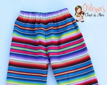 Load image into Gallery viewer, Serape Pants- Lounge Pants- Fiesta Serape Pants- Unisex Pants- Unisex Serape Pants
