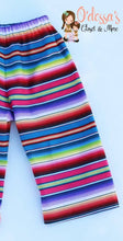 Load image into Gallery viewer, Serape Pants- Lounge Pants- Fiesta Serape Pants- Unisex Pants- Unisex Serape Pants
