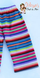 Serape Pants- Lounge Pants- Fiesta Serape Pants- Unisex Pants- Unisex Serape Pants