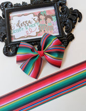 Load image into Gallery viewer, Serape Fiesta Grosgrain Bow
