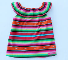 Load image into Gallery viewer, Serape Top - Serape Ruffle Top - Serape Girl Top -  Serape Mexican Birthday Top
