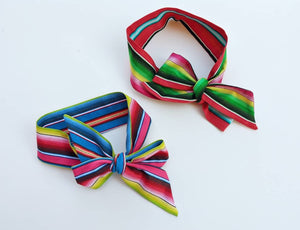 Serape Cinco De Mayo Girls Cotton Headwrap