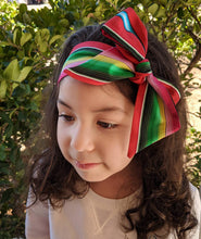 Load image into Gallery viewer, Serape Cinco De Mayo Girls Cotton Headwrap
